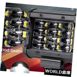 LEDCgo[ 2s[X4C`72bgN[ledƃCgo[^X|bgIt[hgbN{[g^] 2Pcs 4inch 72W CREE LED Work Light Bar Flood Spot Offroad Truck Boat Fog Driving