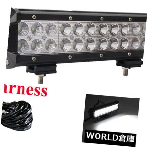 LED���C�g�o�[ 12 72W�N���[��LED���[�N���C�g�o�[�X�|�b�g�^���^�]�I�t���[�h�t�H�O�s�b�N�A�b�vATV +���C���[ 12 72W CREE LED Work Light Bar Spot Flood Driving Offroad Fog Pickup ATV+ Wire �y���s�A���i�z