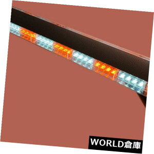 LEDCgo[ 55 "104 LEDً}Cgo[xtbVXg{CgAo[zCg 55" 104 LED EMERGENCY LIGHT BAR WARNING FLASH STROBE LIGHTS Amber White