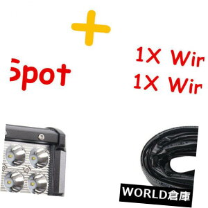 LEDCgo[ 50 "288 WN[LEDCgo[J[uCgW /n[lX+ 2×4" 18 WX|bg|bhCg 50" 288W CREE LED Light Bar Curved Light W/Harness + 2X 4" 18W Spot Pod Lights