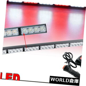LEDCgo[ 31 "28 LEDJ[bhzCgً}xʓ_ŃXg{Cgo[ 31" 28 LED Car Red  White Emergency Warning Traffic Flashing Strobe Light Bar