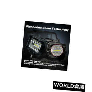 LEDCgo[ 2×4 "It[hSUV 4WD ATVԃgbNHS^]120WX|bgLEDCg[No[v 2x 4" 120W Spot LED Light Work Bar Lamp Driving Offroad SUV 4WD ATV Car Truck HS