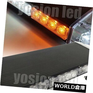 LEDCgo[ 16 "30 W LEDً}Xg{Cgo[[tgbvgbNxtbVAo[zCg 16" 30 W LED Emergency Strobe Light Bar Roof Top Truck Warning Flash Amber White