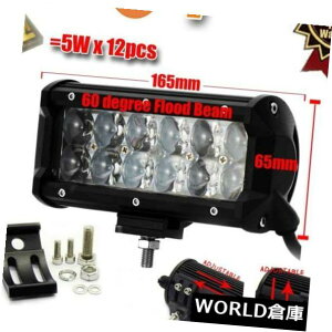 LEDCgo[ 7C`60W̓Cgo[̍^r[dCg4WDIt[hgbÑhCrOv𓱂܂ 7Inch 60W Led Light Bar Flood Beam Work Lights 4WD Off-road Truck Driving Lamp