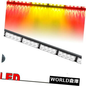 LED���C�g�o�[ 26 24 LED�ً}�x���ʃA�h�o�C�U�[�t���b�V���X�g���{���C�g�o�[�A���o�[���b�hY 26 24 LED Emergency Warning Traffic Advisor Flash Strobe Light Bar Amber Red Y �y���s�A���i�z