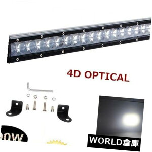 LED���C�g�o�[ 21''100W LED���C�g�o�[4D�����Y�X�|�b�g�P��s�X�����h���C�r���O�g���b�NOffRoad 22/23 21''100W LED Light Bar 4D Lens Spot Single row Slim Driving Truck OffRoad 22/23 �y���s�A���i�z