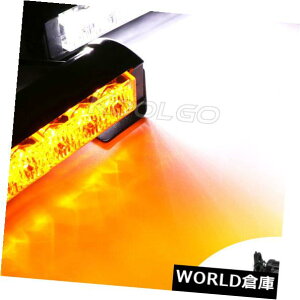 LEDCgo[ 2x6 12 LED 36WԃgbNً}_ŃXg{ƃCgo[Ao[/zCg 2x6 12 LED 36W Car Truck Emergency Flashing Strobe Work Light Bar Amber/White