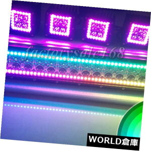 LEDCgo[ 22C`LEDCgo[+ 4x 3 "24WL[u|bhiRGBn[BluetoothΉj 22 INCH LED Light Bar + 4x 3" 24W Cube Pods with RGB Halo Chasing Bluetooth