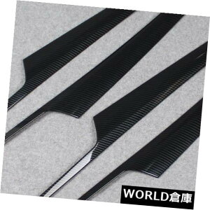 CeAplAEfBVQ 5 2018CeAhAplJo[gJ[{t@Co[p^[ɃtBbg Fits Audi New Q5 2018 Interior Door Panel Cover Trims Carbon Fiber Pattern