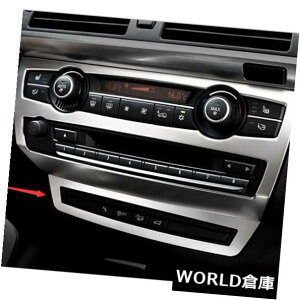 �C���e���A�p�l��BMW X 5 E 70 2008-2013�̂��߂�2�{�̃X�e�����X���̓��������R���\�[���p�l���J�o�[�g���� 2pcs Stainless Interior Middle Console Panel Cover Trim For BMW X5 E70 2008-2013 �y���s�A���i�z