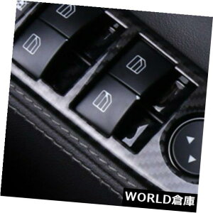 �C���e���A�p�l���e�X�����f��X 2016-2017�̂��߂̒Y�f�@�ۓ����̑��X�C�b�`�p�l���J�o�[�g���� Carbon fiber Interior window switch panel cover Tirm For Tesla Model X 2016-2017