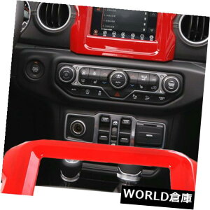 CeAplW[vO[JL 2018+pCeA_bV{[hGPSirQ[Vplt[Jo[ Interior Dashboard GPS Navigation Panel Frame Cover For Jeep Wrangler JL 2018+