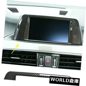 CeAplBMW X1 2016-2019̂߂̓J[{@GPS̉^splt[Jo[g Interior Carbon Fiber GPS Navigation Panel Frame Cover Trim For BMW X1 2016-2019