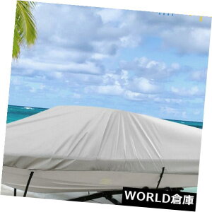 �{�[�g�J�o�[ �O���[14-16�t�B�[�g90 300 D V - �n���{�[�g�J�o�[�h��Trailerable 530 x 290 cm Gray 14-16ft 90 300D V-Hull Boat Cover Waterproof Trailerable 530 x 290cm �y���s�A���i�z