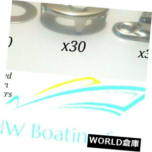 �{�[�g�J�o�[ �v���O���[�h�펯�t�@�X�i�[�}�����L�����o�X�A�C���b�g��amp; A �X�^�b�h�^�[���{�^��90�� Pro grade common sense fasteners marine canvas eyelet  stud turn button 90 pc