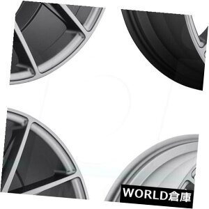 COAzC[ 17x8 Niche Misano M116 5x114.3 40 GunMetal Wheels Rims Seti4j 17x8 Niche Misano M116 5x114.3 40 GunMetal Wheels Rims Set(4)