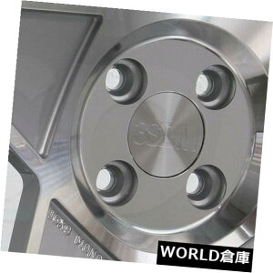 �C�O�A���z�C�[�� 16x8 3SDM 0.05 5x100 10�V���o�[�z�C�[�������Z�b�g�i4�j 16x8 3SDM 0.05 5x100 10 Silver Wheels Rims Set(4)