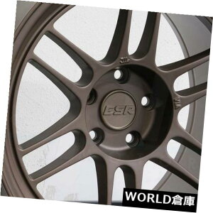 �C�O�A���z�C�[�� 17x9 ESR SR11 5x100 30�u�����Y�z�C�[�������Z�b�g�i4�j 17x9 ESR SR11 5x100 30 Bronze Wheels Rims Set(4)