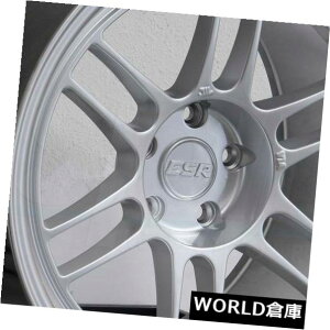 �C�O�A���z�C�[�� 17x9 ESR SR11 5x120 30�n�C�p�[�V���o�[�z�C�[�������Z�b�g�i4�j 17x9 ESR SR11 5x120 30 Hyper Silver Wheels Rims Set(4) �y���s�A���i�z