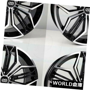 COAzC[ 17x7.5 Enkei Cuv 5x110 30ubN}VhzC[Zbgi4j 17x7.5 Enkei Cuv 5x110 30 Black Machined Wheels Rims Set(4)