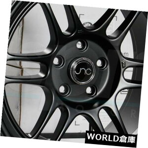 �C�O�A���z�C�[�� 18x10.5 JNC 021 JNC021 5x114.3 25�}�b�g�u���b�N�z�C�[��New set�i4�j 18x10.5 JNC 021 JNC021 5x114.3 25 Matte Black Wheel New set(4) �y���s�A���i�z