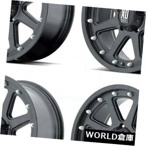 �C�O�A���z�C�[�� 16x9 XD XD798�A�f�B�N�g8x170 -12�}�b�g�u���b�N�z�C�[�������Z�b�g�i4�j 16x9 XD XD798 Addict 8x170 -12 Matte Black Wheels Rims Set(4) �y���s�A���i�z