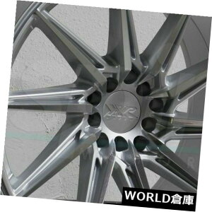 海外輸入ホイール 18x10 XXR 561 5x100 / 5x114.3 35機械加工シルバーホイールリムセット(4) 18x10 XXR 561 5x100/5x114.3 35 Machined Silver Wheels Rims Set(4)