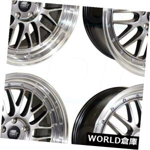 �C�O�A���z�C�[�� 19x9.5 MST LeMan 5x114.3 35�n�C�p�[�u���b�N�z�C�[�������Z�b�g�i4�j 19x9.5 MST LeMan 5x114.3 35 Hyper Black Wheels Rims Set(4) �y���s�A���i�z