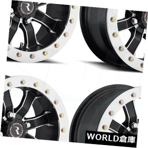 �C�O�A���z�C�[�� 14x7 Raceline A71 Mamba Beadlock 4x137 30�u���b�N�z�C�[�������Z�b�g�i4�j 14x7 Raceline A71 Mamba Beadlock 4x137 30 Black Wheels Rims Set(4) �y���s�A���i�z