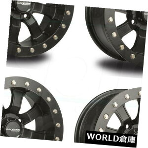 �C�O�A���z�C�[�� 14x7 Raceline A71B Mamba Beadlock 4x110 10�u���b�N�A�E�g�z�C�[�������Z�b�g�i4�j 14x7 Raceline A71B Mamba Beadlock 4x110 10 Blackout Wheels Rims Set(4) �y���s�A���i�z