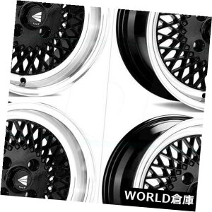 COAzC[ 15x7 / 15x8 Enkei Enkei92 4x100 38/25ubNyCgzC[Zbgi4j 15x7/15x8 Enkei Enkei92 4x100 38/25 Black Paint Wheels Rims Set(4)