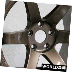 �C�O�A���z�C�[�� 18x9.5 JNC 014 JNC014 5x100 30�O���X�u�����Y�z�C�[�������Z�b�g�i4�j 18x9.5 JNC 014 JNC014 5x100 30 Gloss Bronze Wheel Rims set(4) �y���s�A���i�z