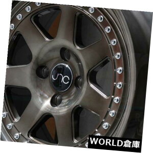 �C�O�A���z�C�[�� 18x9.5 JNC 048 JNC048 5x114.3 25�g�����X�y�A�����g�u�����Y�z�C�[��New set�i4�j 18x9.5 JNC 048 JNC048 5x114.3 25 Transparent Bronze Wheel New set(4)