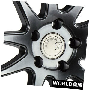 COAzC[ 18x8.5 / 18x9.5 Aodhan DS02 DS2 5x114.3 35/30nCp[ubNzC[Zbgi4j 18x8.5/18x9.5 Aodhan DS02 DS2 5x114.3 35/30 Hyper Black Wheels Rims Set(4)