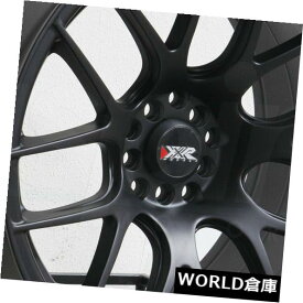 海外輸入ホイール 19x8.75 XXR 530 5x114.3 / 5x120 35フラットブラックホイールリムセット（4） 19x8.75 XXR 530 5x114.3/5x120 35 Flat Black Wheels Rims Set(4)