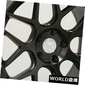 海外輸入ホイール 18x8 / 18x9 Aodhan LS002 LS2 5x114.3 35/30マットブラックホイールリムセット(4) 18x8/18x9 Aodhan LS002 LS2 5x114.3 35/30 Matte Black Wheels Rims Set(4)