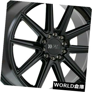 �C�O�A���z�C�[�� 18x8.5 / 18x9.5 F1R F27 5x100 / 5x114.3 40/38�O���X�u���b�N�z�C�[�������Z�b�g�i4�j 18x8.5/18x9.5 F1R F27 5x100/5x114.3 40/38 Gloss Black Wheels Rims Set(4) �y���s�A���i�z