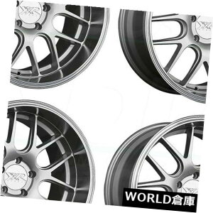 �C�O�A���z�C�[�� 18x10.5 XXR 530D 5x114.3 20�V���o�[ML�z�C�[�������Z�b�g�i4�j 18x10.5 XXR 530D 5x114.3 20 Silver ML Wheels Rims Set(4) �y���s�A���i�z