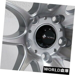 海外輸入ホイール 18x9.5 Vors TR4 5x110 35シルバー加工ホイールリムセット（4） 18x9.5 Vors TR4 5x110 35 Silver Machined Wheels Rims Set(4)