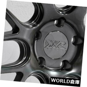 �C�O�A���z�C�[�� 18x9 XXR 530D 5x114.3 35�N�����u���b�N�z�C�[�������Z�b�g�i4�j 18x9 XXR 530D 5x114.3 35 Chromium Black Wheels Rims Set(4) �y���s�A���i�z