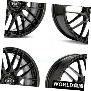 COAzC[ 18x7.5 Enkei EKM3 5x100 45 Gunmetal Paint Wheels Rims Seti4j 18x7.5 Enkei EKM3 5x100 45 Gunmetal Paint Wheels Rims Set(4)