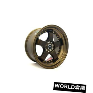 �C�O�A���z�C�[�� 18x8.5 JNC 017 JNC017 5x100 / 5x114.3 25�}�b�g�u�����Y�B �z�C�[���j���[�Z�b�g�i4�j 18x8.5 JNC 017 JNC017 5x100/5x114.3 25 Matte Bronze. Wheel New set(4) �y���s�A���i�z