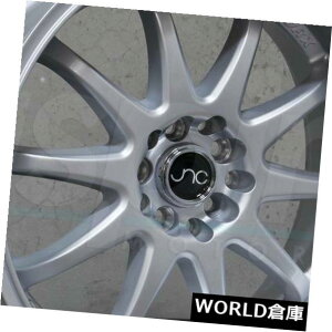 �C�O�A���z�C�[�� 18x8 JNC 019 JNC019 5x100 / 5x114.3 27 Hyper Silver Wheel�V�����Z�b�g�i4�j 18x8 JNC 019 JNC019 5x100/5x114.3 27 Hyper Silver Wheel New set(4) �y���s�A���i�z