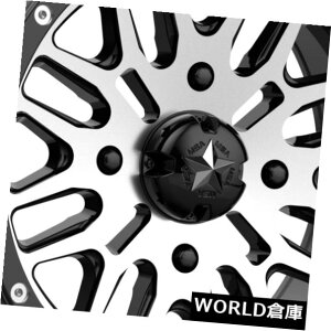 COAzC[ 16x7 MSAIt[hM38u[g4x156 10ubN}VjOzC[Zbgi4j 16x7 MSA Off-Road M38 Brute 4x156 10 Black Machined Wheels Rims Set(4)