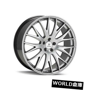 �C�O�A���z�C�[�� 18x8 Verde V27 Saga 5x114.3 38 Hyper Silver Wheels Rims Set�i4�j 18x8 Verde V27 Saga 5x114.3 38 Hyper Silver Wheels Rims Set(4) �y���s�A���i�z
