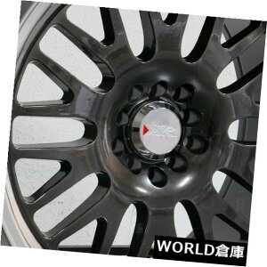 �C�O�A���z�C�[�� 18x8.5 XXR 531 5x100 / 5x114.3 35�N�����u���b�NML�z�C�[�������Z�b�g�i4�j 18x8.5 XXR 531 5x100/5x114.3 35 Chromium Black ML Wheels Rims Set(4) �y���s�A���i�z