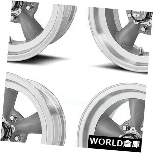�C�O�A���z�C�[�� 16x8 VN105 Torq�X���X�gD 5x114.3 / 5x4.5 -12�K�����^���}�V�����b�v�z�C�[���Z�b�g�i4�j 16x8 VN105 Torq Thrust D 5x114.3/5x4.5 -12 Gunmetal Machine Lip Wheels Set(4) �y���s�A���i�z