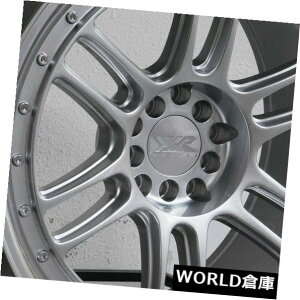 �C�O�A���z�C�[�� 18x8.5 / 18x10 XXR 552 5x100 / 5x114.3 21/21 Hyper Silver ML�z�C�[�������Z�b�g�i4�j 18x8.5/18x10 XXR 552 5x100/5x114.3 21/21 Hyper Silver ML Wheels Rims Set(4)