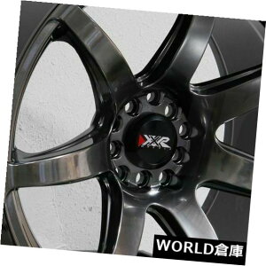 COAzC[ 18x8.5 XXR 560 5x100 / 5x114.3 35NubNzC[Zbgi4j 18x8.5 XXR 560 5x100/5x114.3 35 Chromium Black Wheels Rims Set(4)
