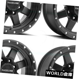 COAzC[ 15x8 Raceline 935B Defender 6x5.5 / 6x139.7 -24ubNzC[Zbgi4j 15x8 Raceline 935B Defender 6x5.5/6x139.7 -24 Black Wheels Rims Set(4)